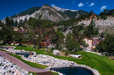 Cascading Hot Springs at Mt. Princeton Hot Springs Resort