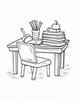 Free Printable Desk Doodles  Coloring Page For Kids And Adults sketch template