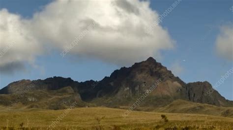 Ruminahui Volcano, timelapse - Stock Video Clip - K006/9075 - Science Photo Library