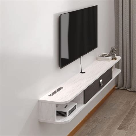 Pmnianhua Floating TV Stand for TVs up to 50 inches, Media India | Ubuy