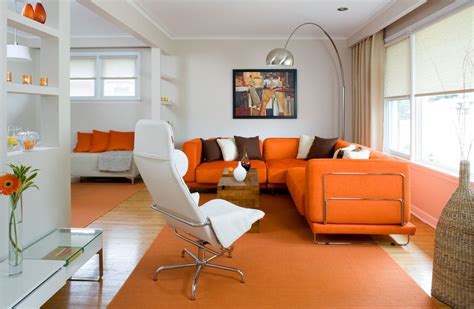 An orange couch?!