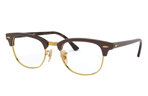 Clubmaster Optics Eyeglasses with Brown Frame - RB5154 | Ray-Ban®