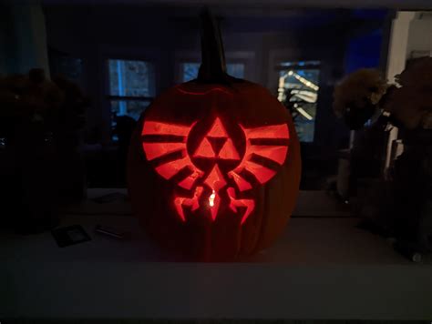 [ALL] Proud of my Zelda pumpkin carving 🎃 : r/zelda