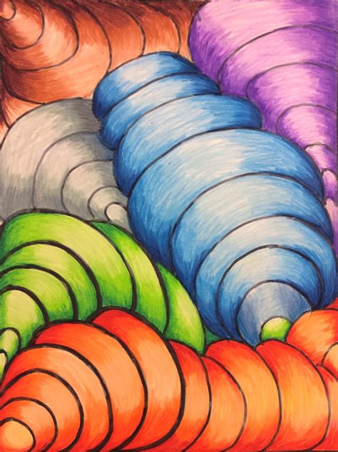 That Little Art Teacher: Op Art and Colored Pencil Tutorial - Art 1