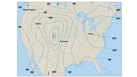 Solved Maps that show pressure variation are used to | Chegg.com