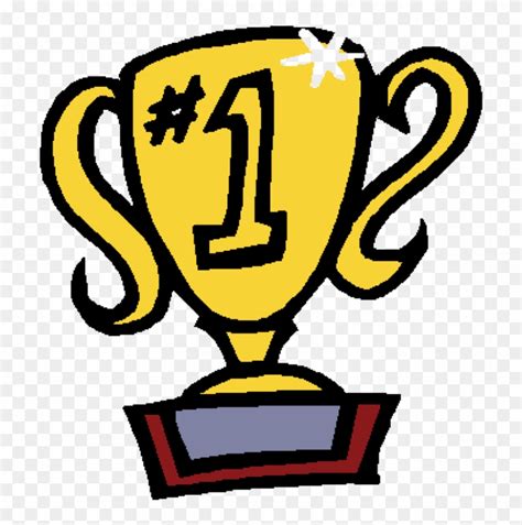 Trophy - 1st Place Clip Art - Free Transparent PNG Clipart Images Download