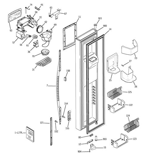 Ge Profile French Door Refrigerator Parts