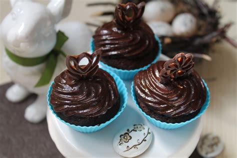 Mini-Schoko-Cupcakes mit Ganache | cuplovecake
