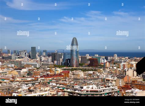 Aerial view of Barcelona Stock Photo - Alamy