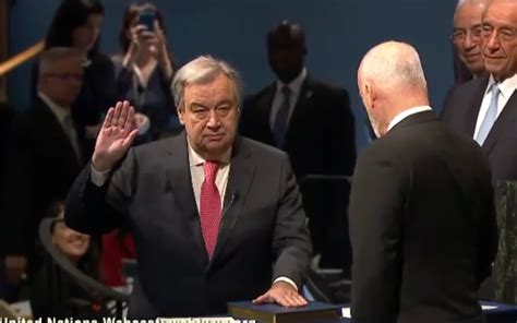 WATCH: Antonio Guterres Sworn in as UN Secretary General. Delivers Acceptance Speech - UN Dispatch