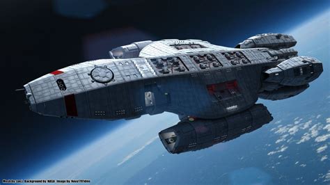 Battlestar Sleipnir by Nova1701dms | Battlestar galactica, Sci fi ships, Starship concept