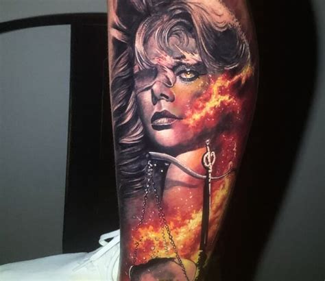 Update 53+ realistic lady justice tattoo super hot - in.cdgdbentre