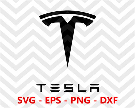 Tesla Logo SVG Tesla Logo Svg Silhouette Cut Files Vector | Etsy