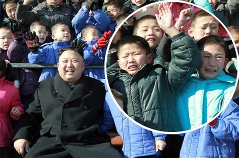 North Korea orphanage visit sees children left in tears by Kim Jong-un ...