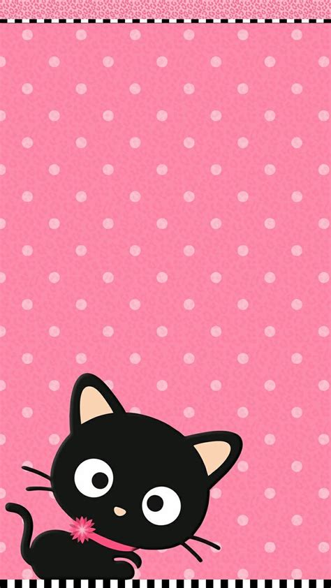 Cute Pink Cat Wallpaper | 2021 3D iPhone Wallpaper