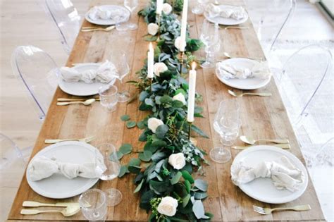 DIY Eucalyptus Garland - Easy Spring Centerpiece - Modern Glam