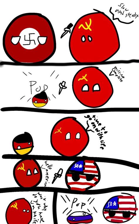 The end of ww2 in a nutshell : r/countryballs_comics