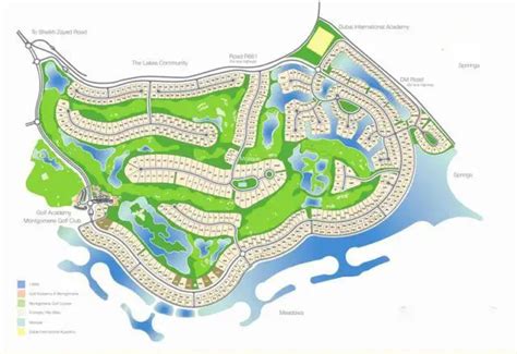 Ellington Emirates Hills Villas Dubai - Master Plan