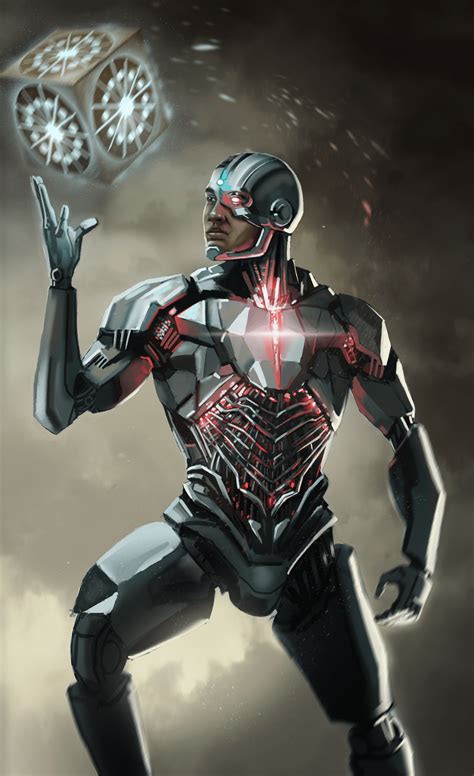 FanArt: Made this cyborg artwork a couple days ago. Hope y'all like it ...