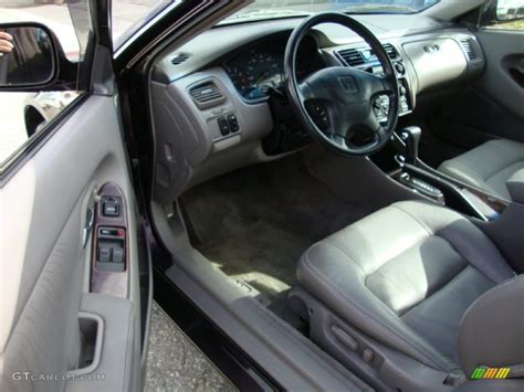 Gray Interior 1999 Honda Accord EX V6 Coupe Photo #38585681 | GTCarLot.com