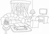 11 Awesome Living Room Coloring Pictures – Mestyso Ideas  Páginas Para sketch template