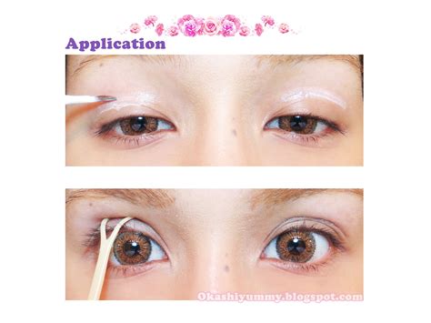 Okashi Yummy: Natural eyetalk! Double Eyelid glue Review!