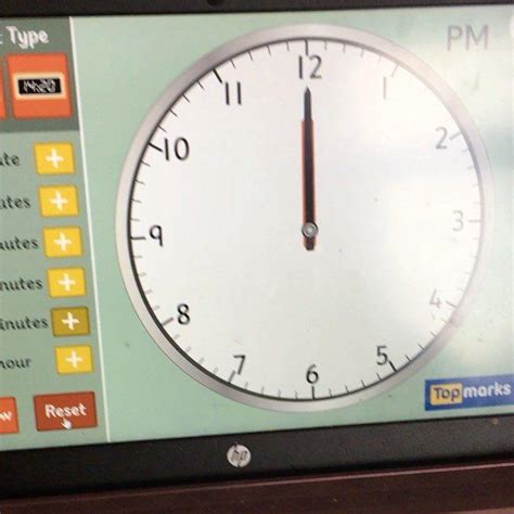 Great interactive clock from Topmarks for teaching/practicing time at ...