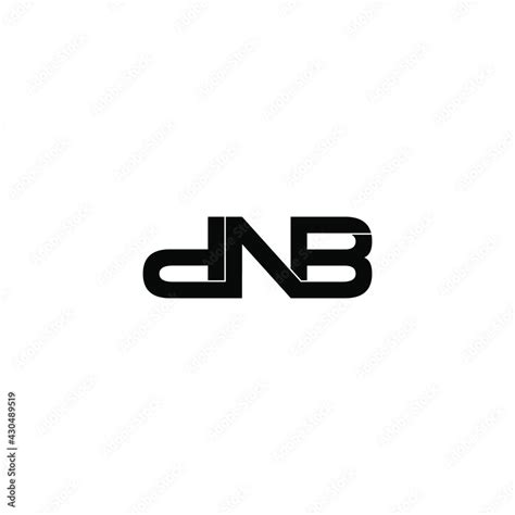 dnb letter original monogram logo design Stock Vector | Adobe Stock