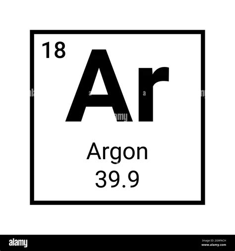 Argón element Black and White Stock Photos & Images - Alamy