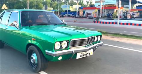 This modified Hindustan Motors Contessa sedan with green paint job wants to be a muscle car [Video]