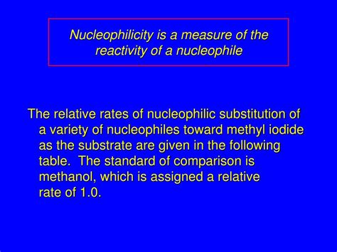 PPT - Nucleophiles and Nucleophilicity PowerPoint Presentation, free download - ID:6368737