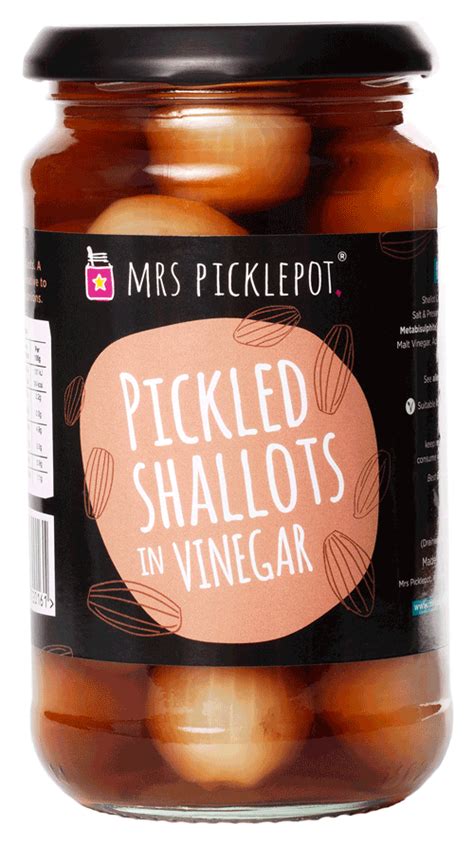 Pickled Shallots in Vinegar - Mrs Picklepot