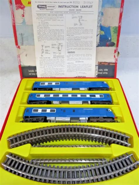 TRIANG RAILWAYS RS.52 THE BLUE PULLMAN TRAIN SET BOXED Excellent ...