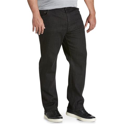 Harbor Bay by DXL Big and Tall Men's Athletic-Fit Jeans, Black, 58W X 32L - Walmart.com