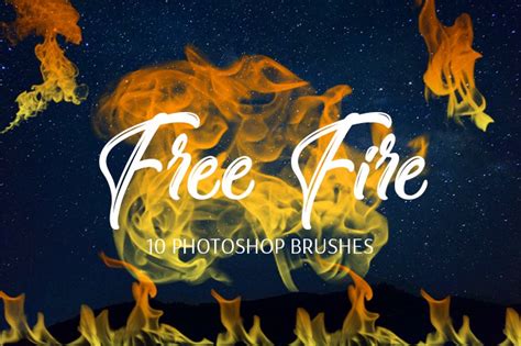 Free Photoshop Fire Brushes by FixThePhoto - Photoshop brushes