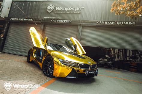 BMW i8 - Gold chrome | Wrapstyle