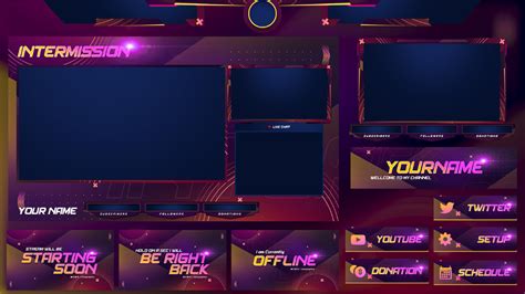 150+ FREE Stream Overlay Templates | Graphic Design Resources | Free website templates, Overlays ...