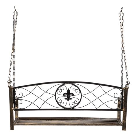 Metal Patio Porch Swing,Weight Capacity Steel Porch Swing Chair for ...