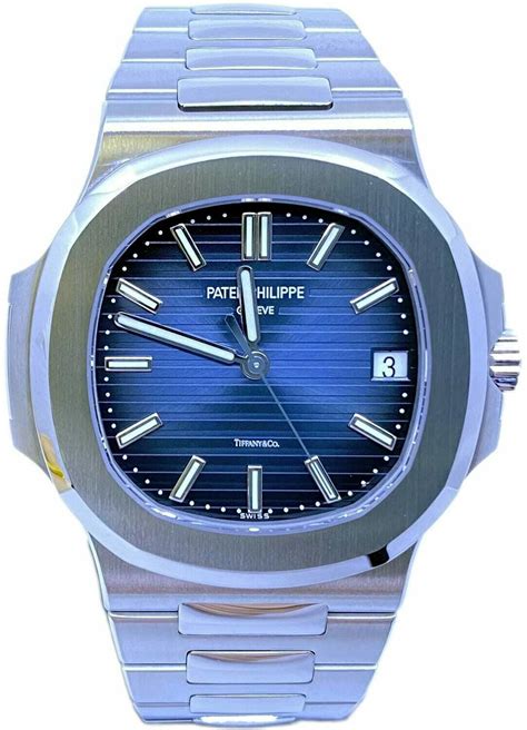 FS - Patek Philippe Nautilus 5711-1A Blue Dial Tiffany & Co. UNWORN ...