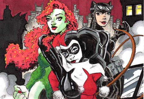 Gotham City Sirens by Sketch64 on DeviantArt