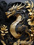 Golden Dragon wall art