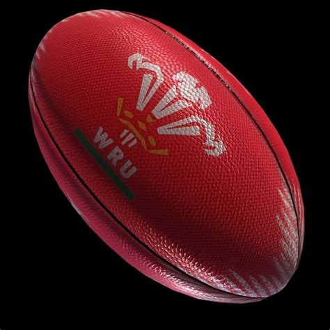 Rugby ball welsh 3D - TurboSquid 1198024