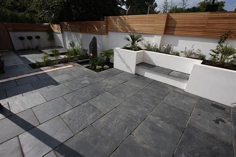 Brazilian Black Slate | Paving Slabs | London Stone | Slate patio, Patio design, Patio slabs