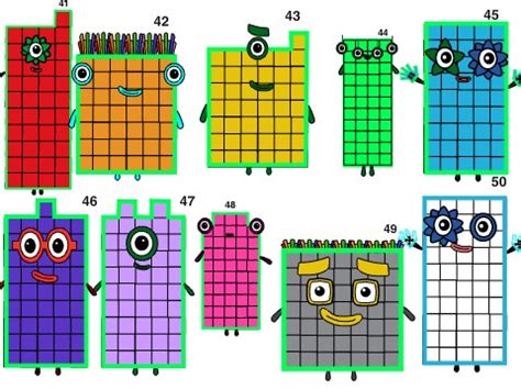 My Numberblocks 41 - 50