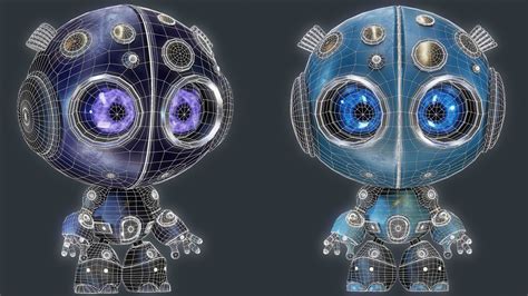 ArtStation - AI Robot _ 3D Model + 4k PBR Textures | Game Assets