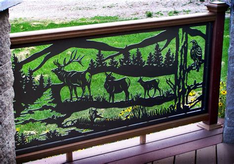 Pin on Railing Panel Designs | CNC Plasma Cut Metal Art