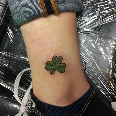 75+ Colorful Shamrock Tattoo Designs - Traditional Symbol of Luck