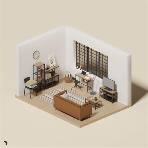 3D Model Ikea Living Room Setups – Toffu Co