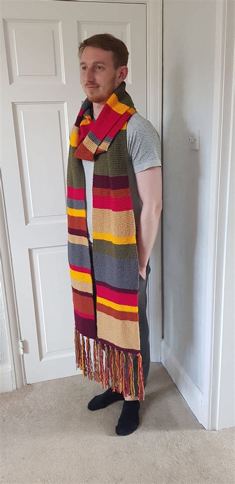 Dr Who Scarf 4th doctor scarf Tom Baker scarf season 12 | Etsy