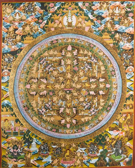 Buddha Teachings Mandala | traditionalartofnepal.com